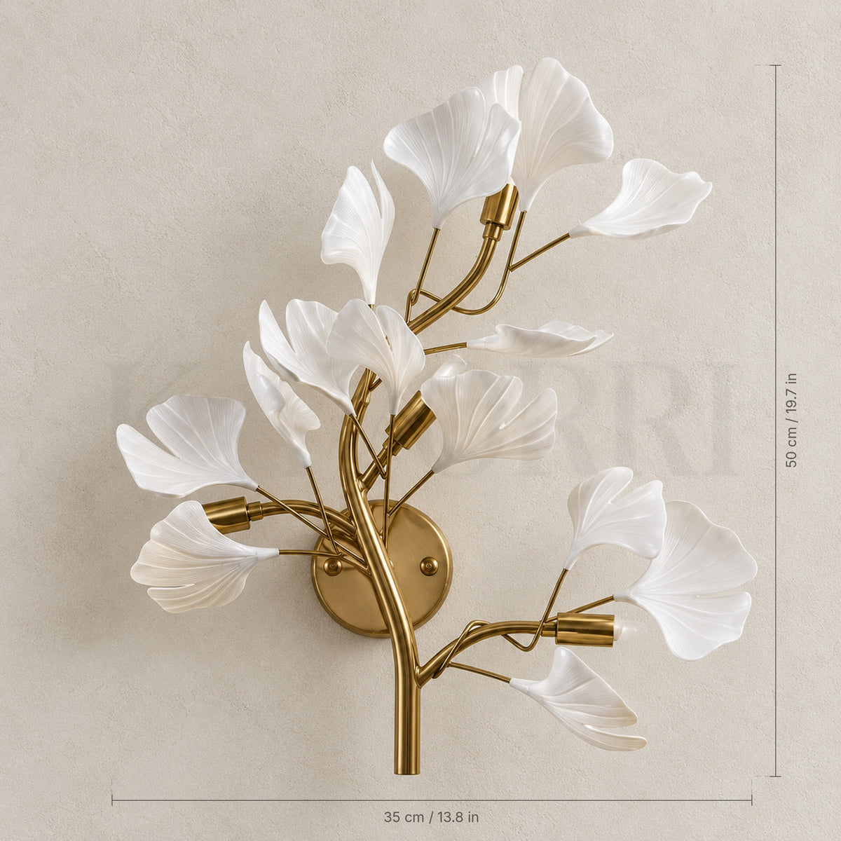 Jasmine wall light by KAVORRI