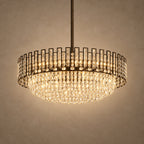 Kuro chandelier – light on