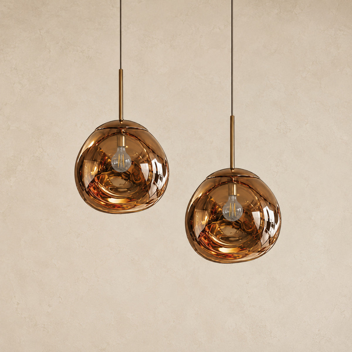 Lava pendant light – light off