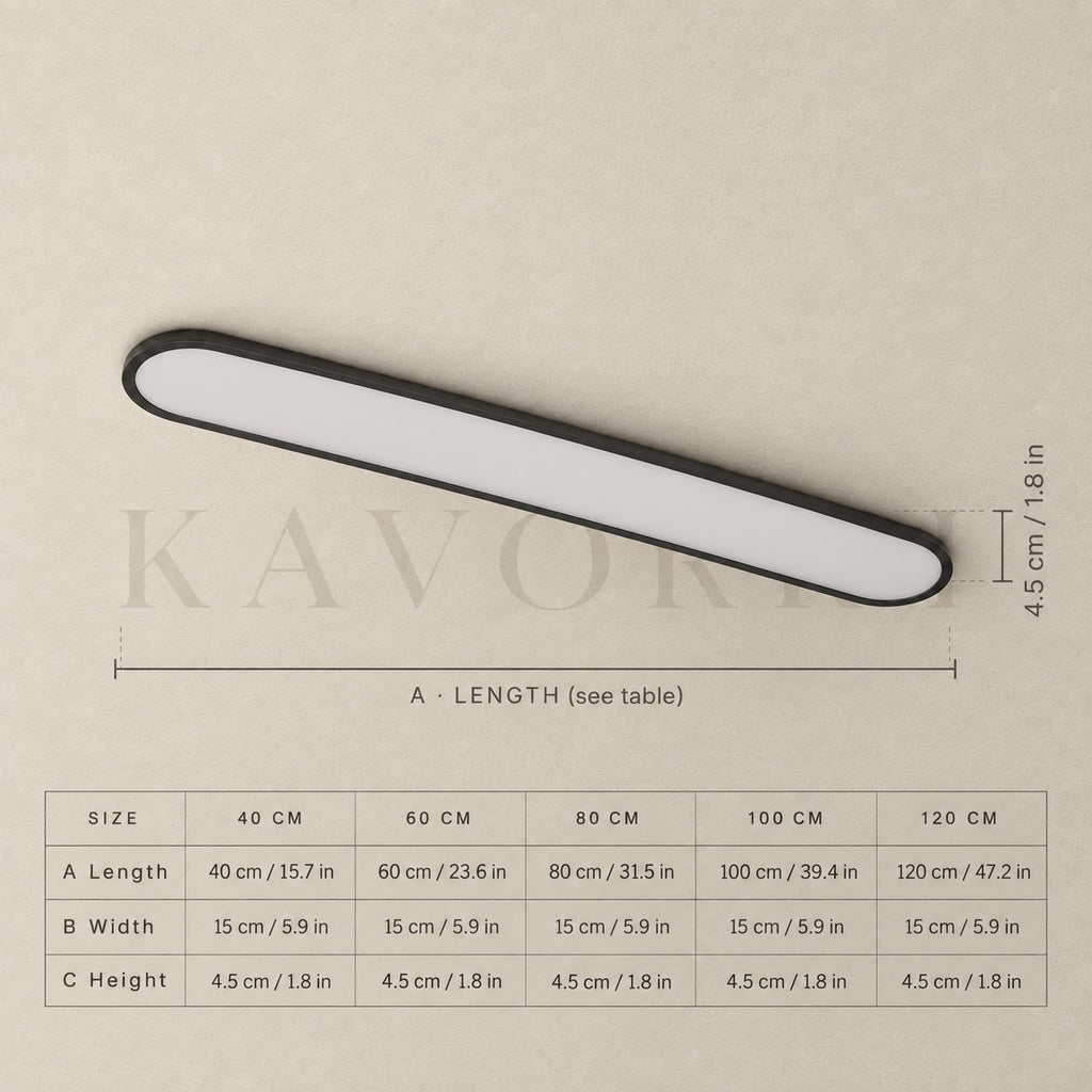 Aldon by KAVORRI – dimensions