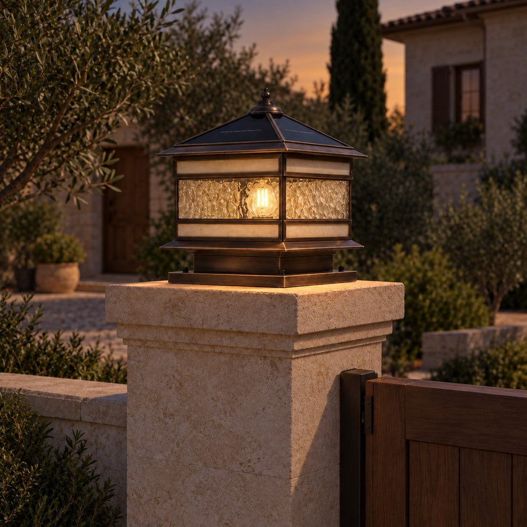 Lena outdoor light – light on