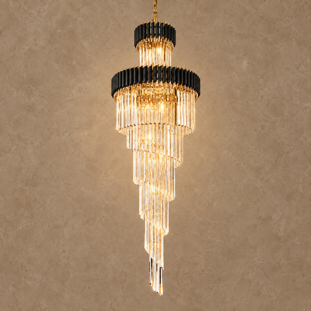 Likana chandelier – light on