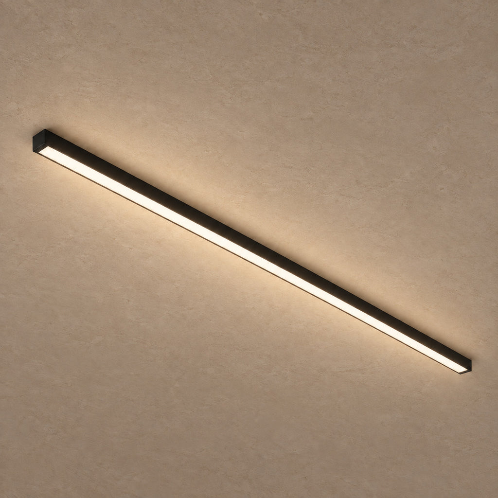 Linea ceiling light – light on