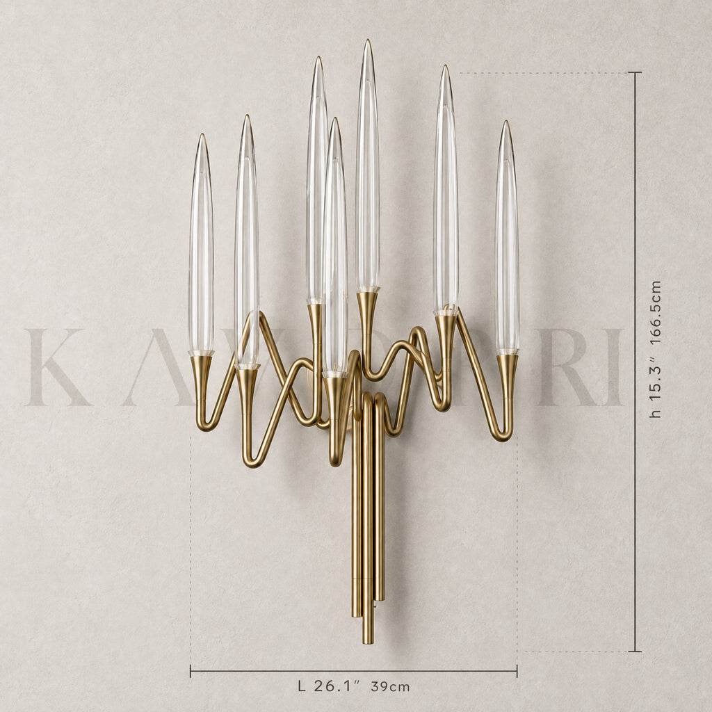 Loha wall light by KAVORRI