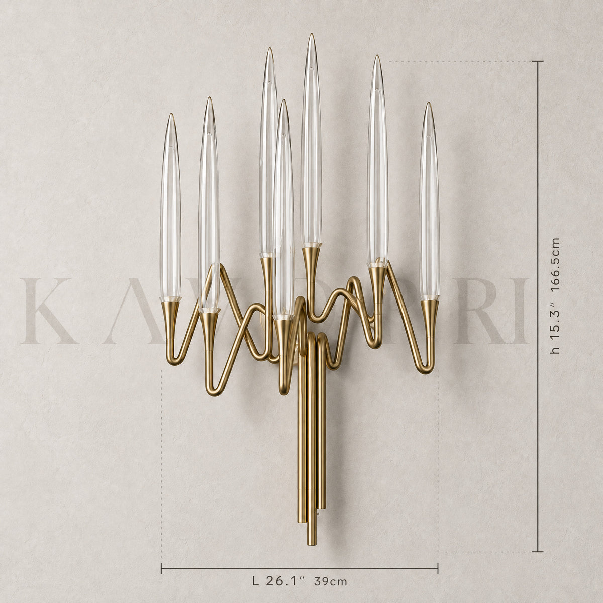 Loha wall light by KAVORRI