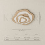 Maple ceiling light by KAVORRI