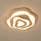 Maple ceiling light – light on