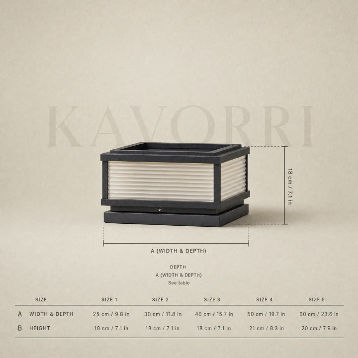 Mara outdoor light by KAVORRI