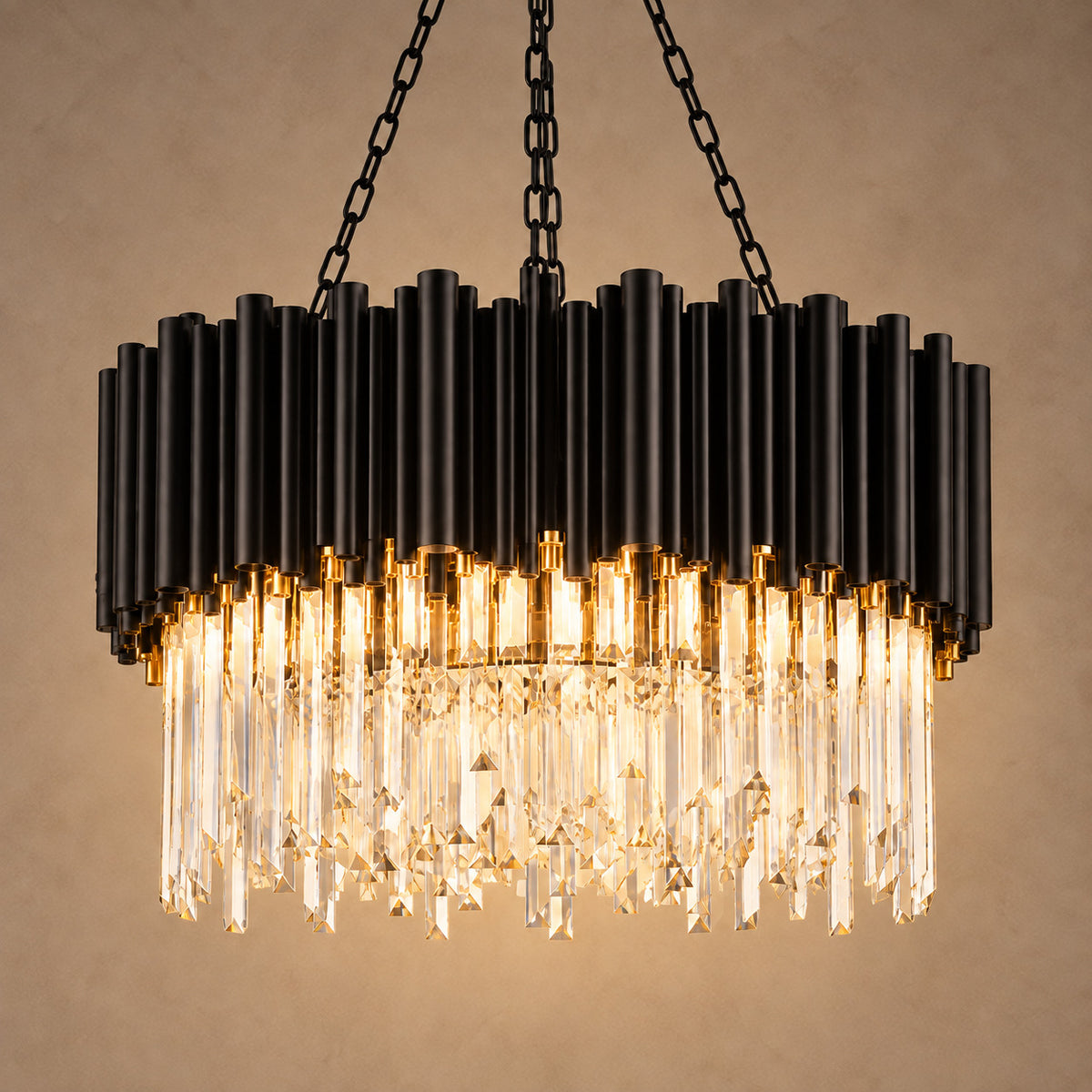 Mystique chandelier – light on