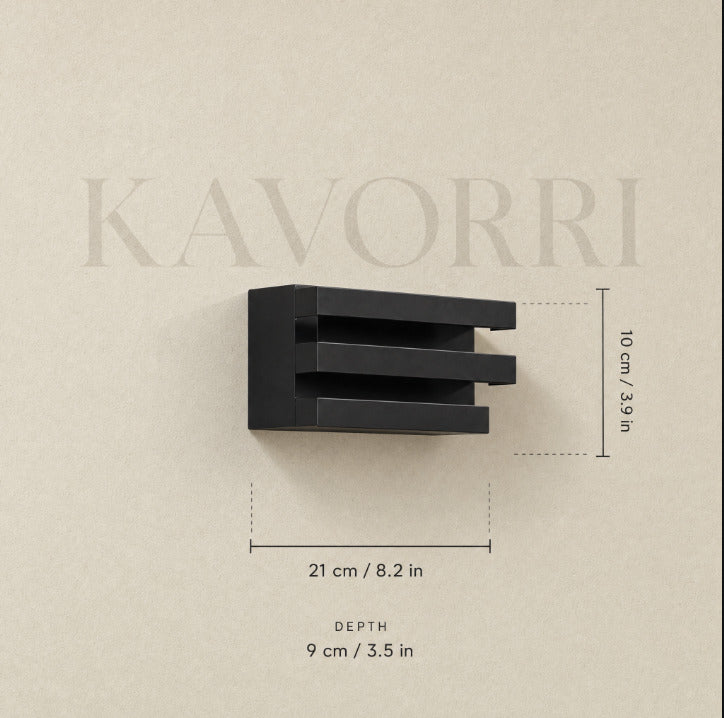 Outdoor Wall Light – Aluminium, LED – Nobla dimensions