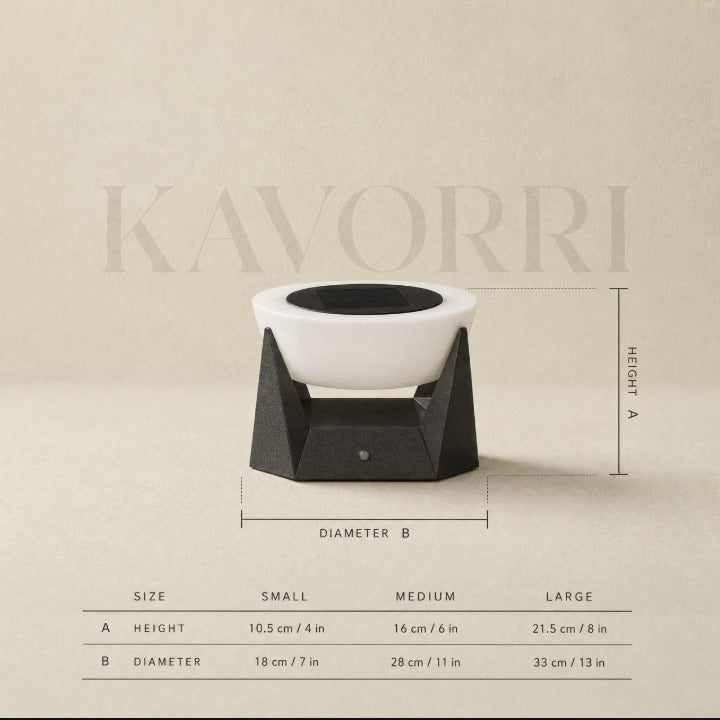 Noctara outdoor light by KAVORRI