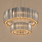 Noira chandelier – light on