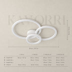 Olympia ceiling light by KAVORRI