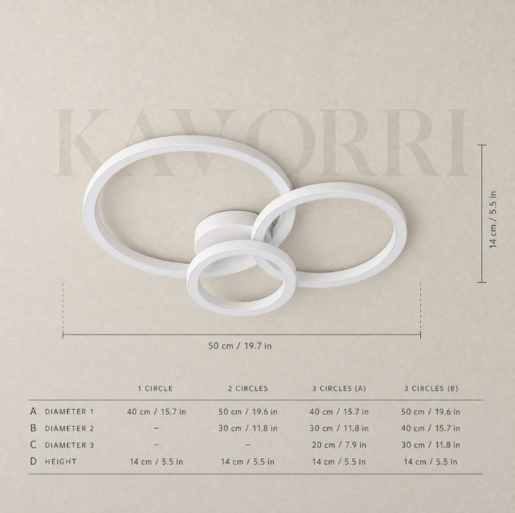 Olympia ceiling light by KAVORRI