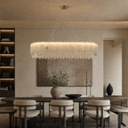 Opaline chandelier