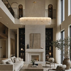 Opaline chandelier