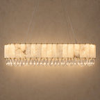 Opaline chandelier – light on