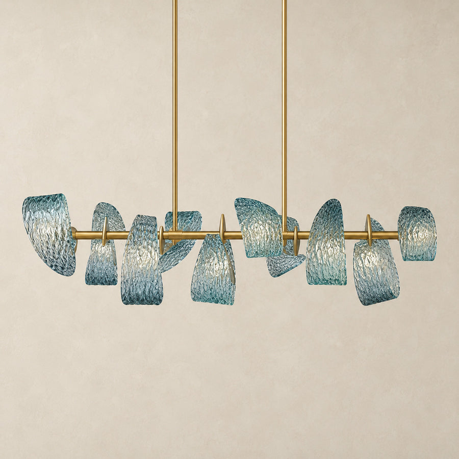Glass Chandelier – Dimmable LED – Pavo Dining