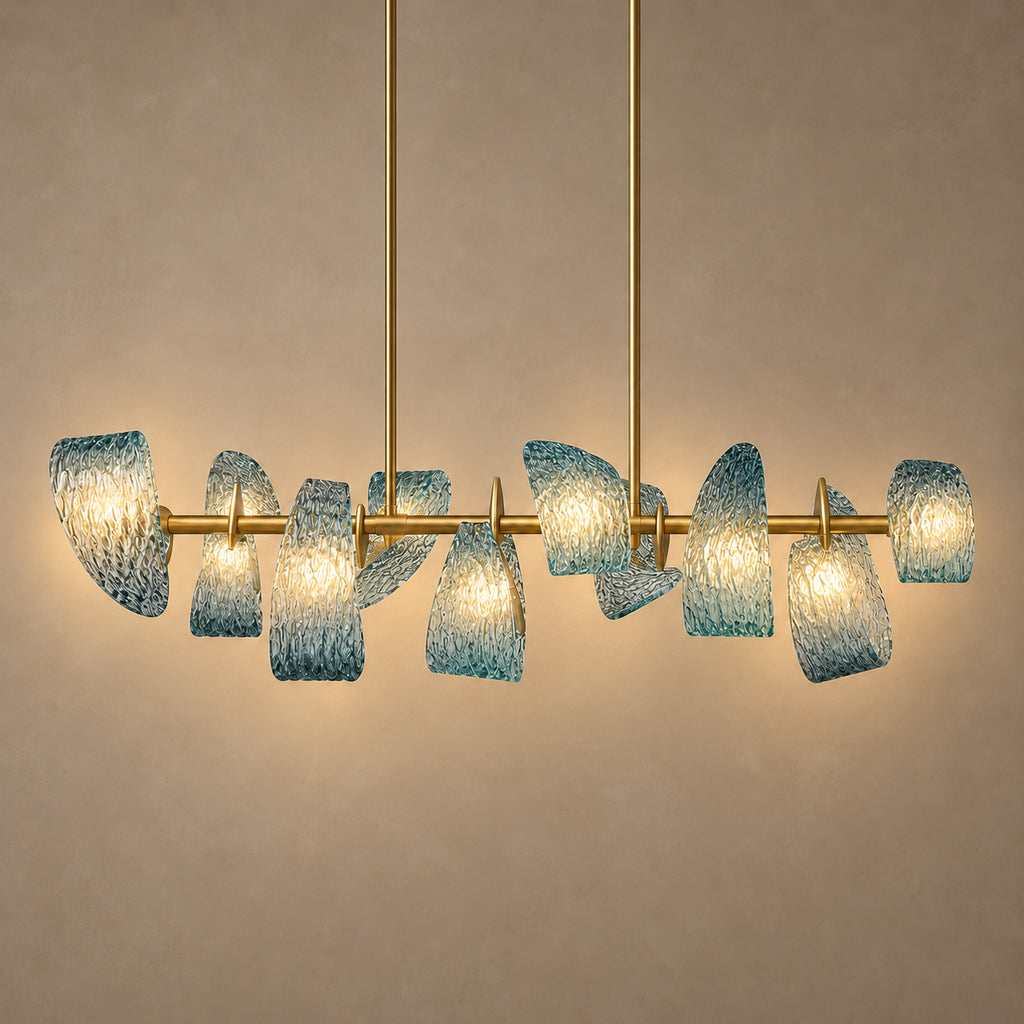 Pavo Dining chandelier – light on