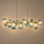 Pavo Dining chandelier – light on