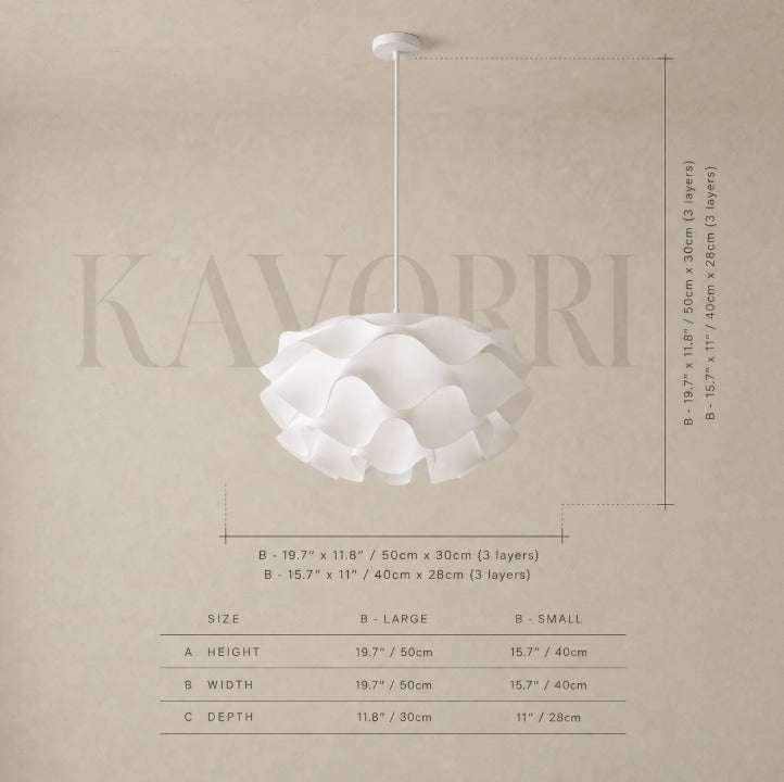 Rose pendant light