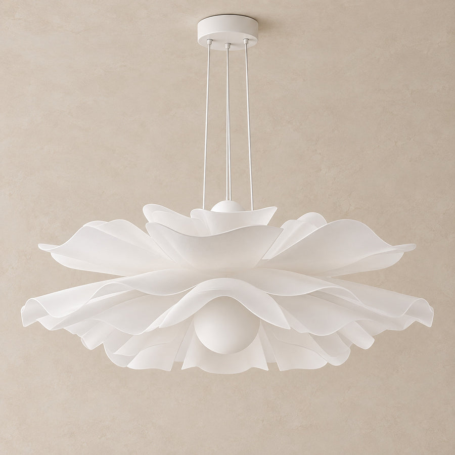 Floral Pendant Light – Aluminium, Dimmable LED – Rose