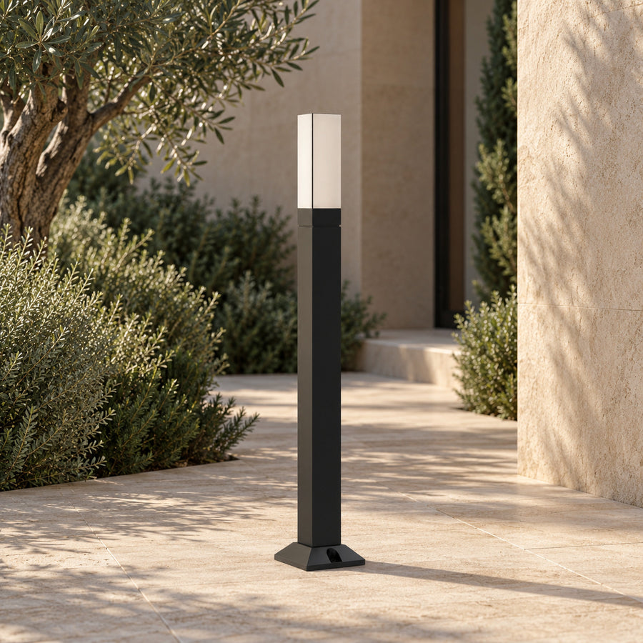 Outdoor Bollard Light – Die-Cast Aluminium + Acrylic Diffuser, LED – Rumi