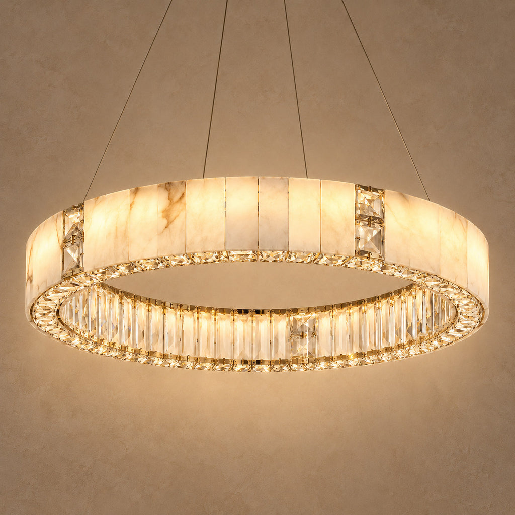 Seraph chandelier – light on