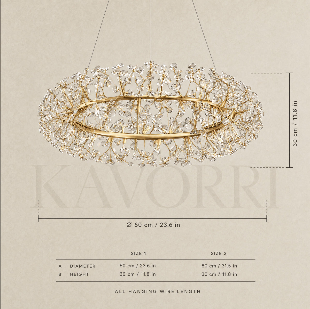 Serenza chandelier