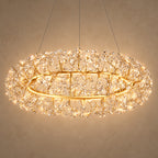 Serenza chandelier – light on