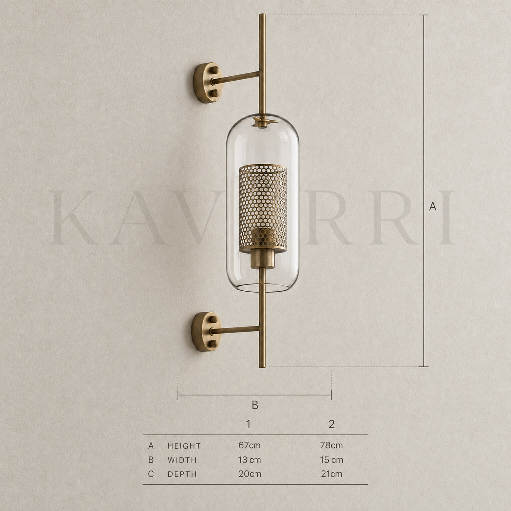 Solene wall light by KAVORRI
