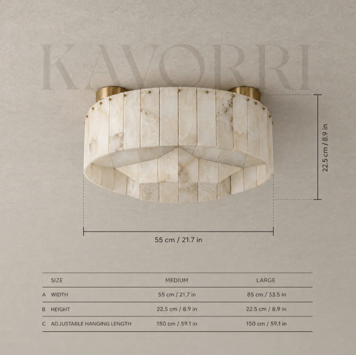 Solis ceiling light by KAVORRI
