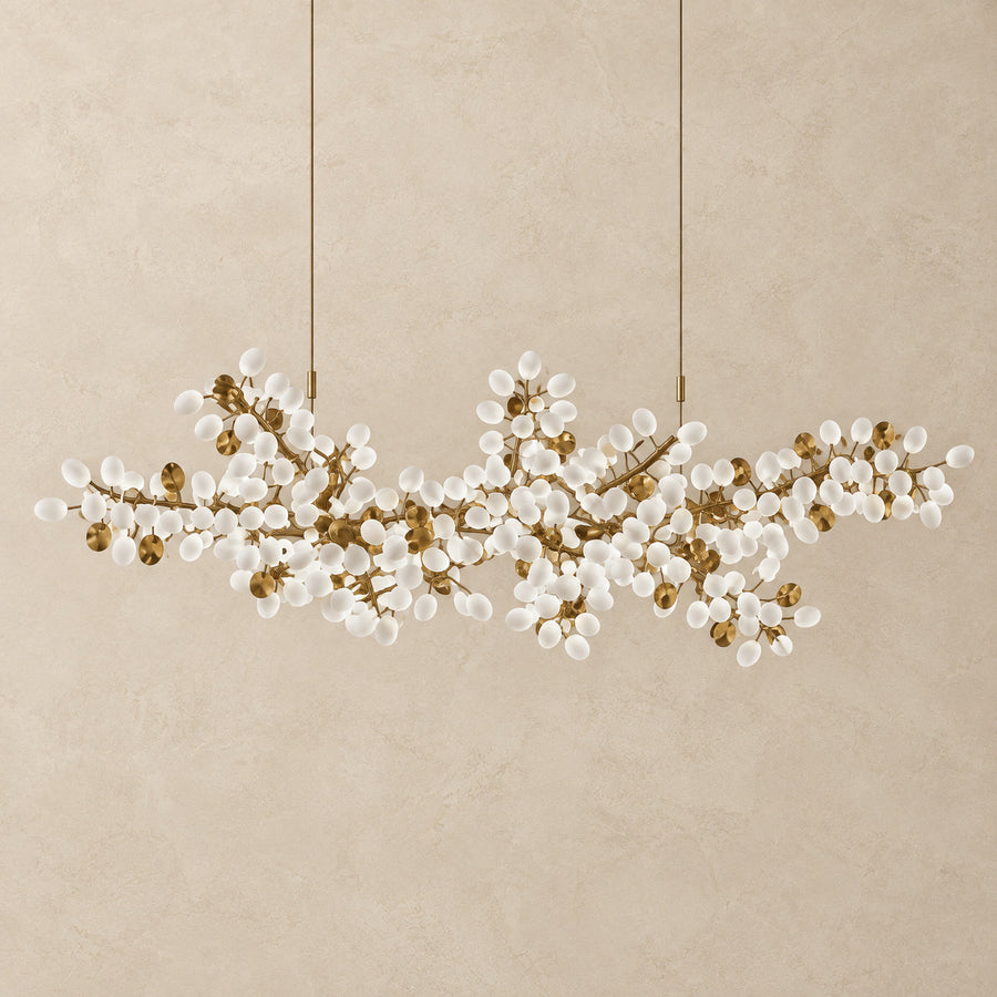 Modern Tree Branch Chandelier – Cluster, Glass – Spore