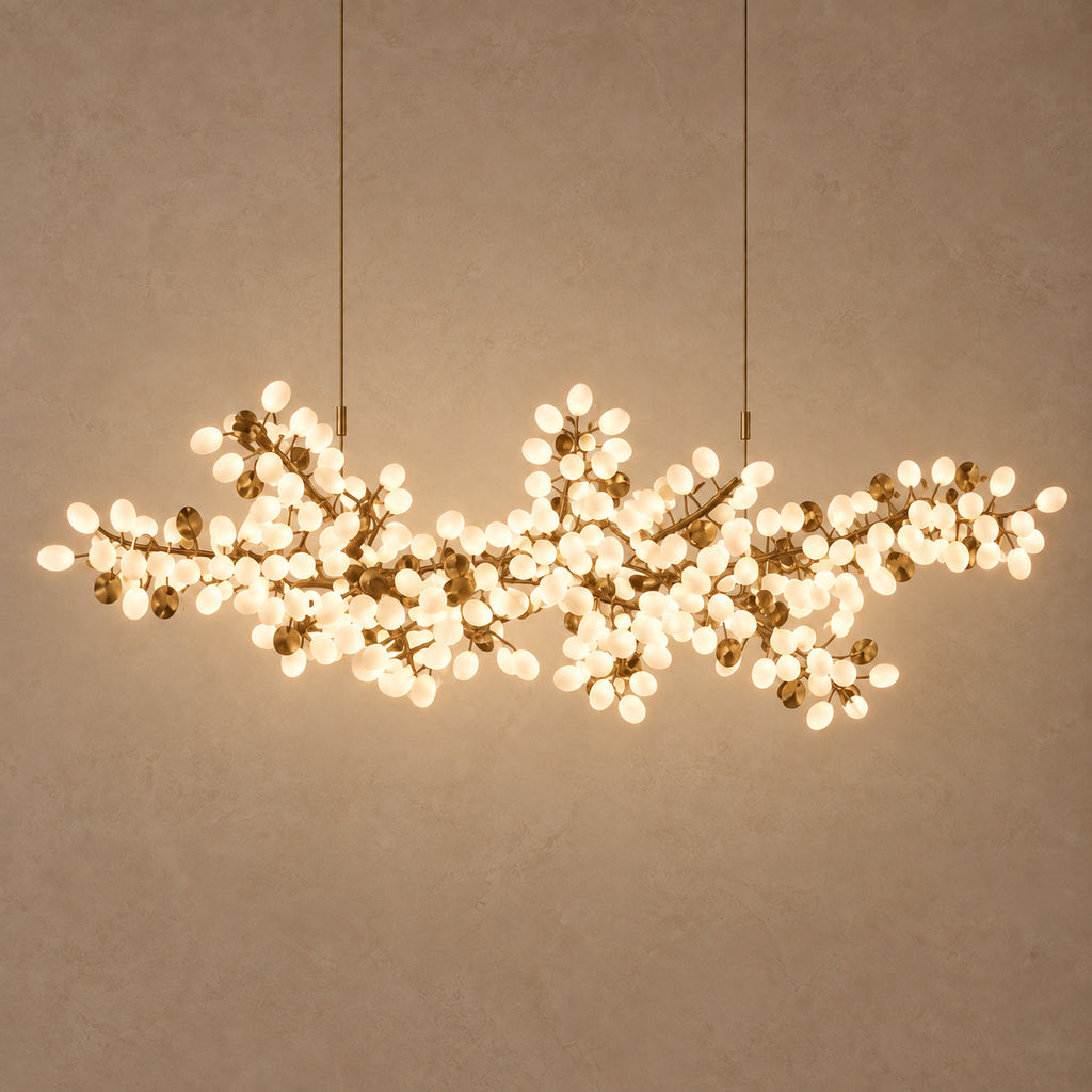 Spore chandelier – light on