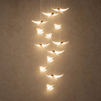 Volans chandelier – light on