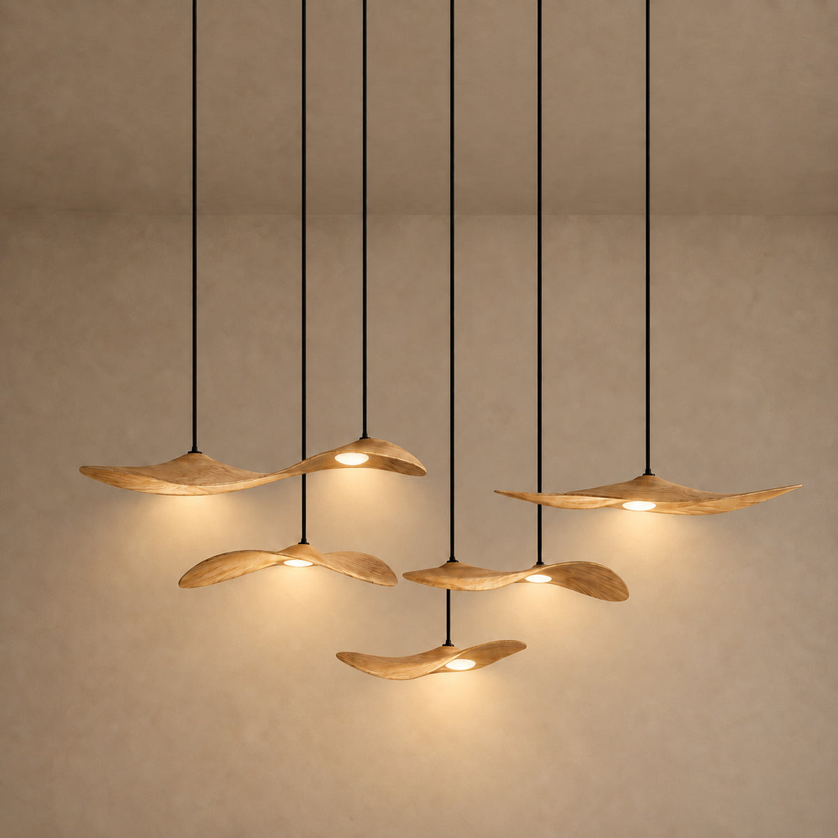Yara pendant light – light on