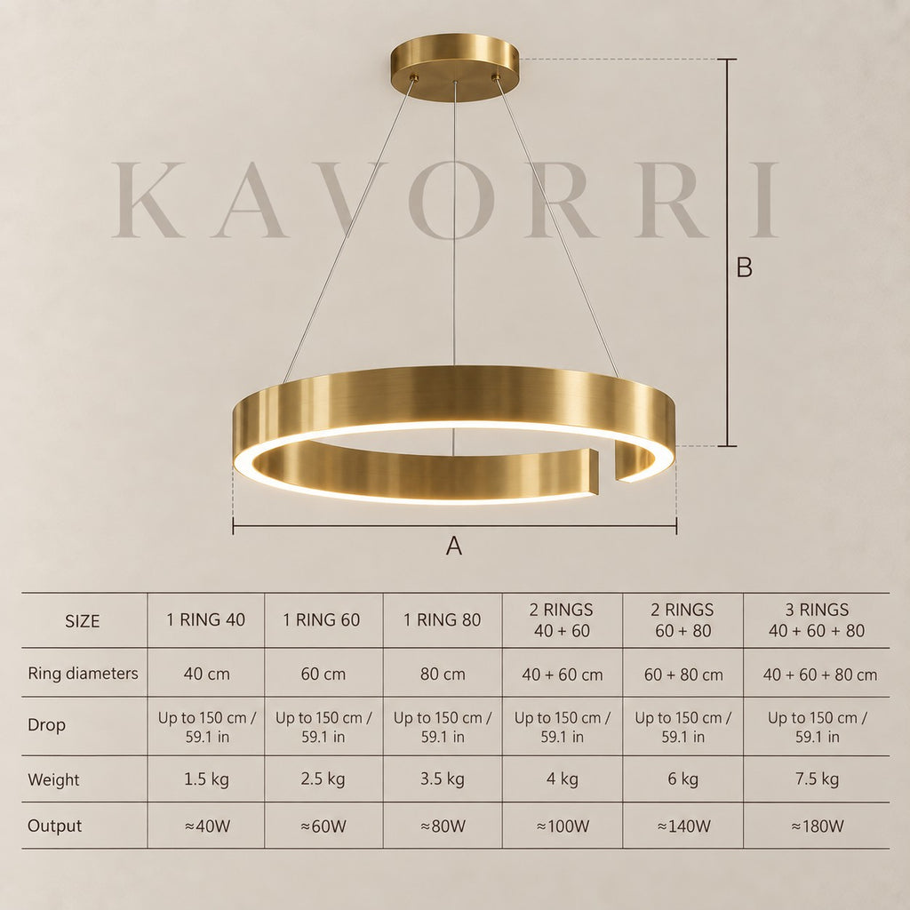Zaria by KAVORRI – dimensions