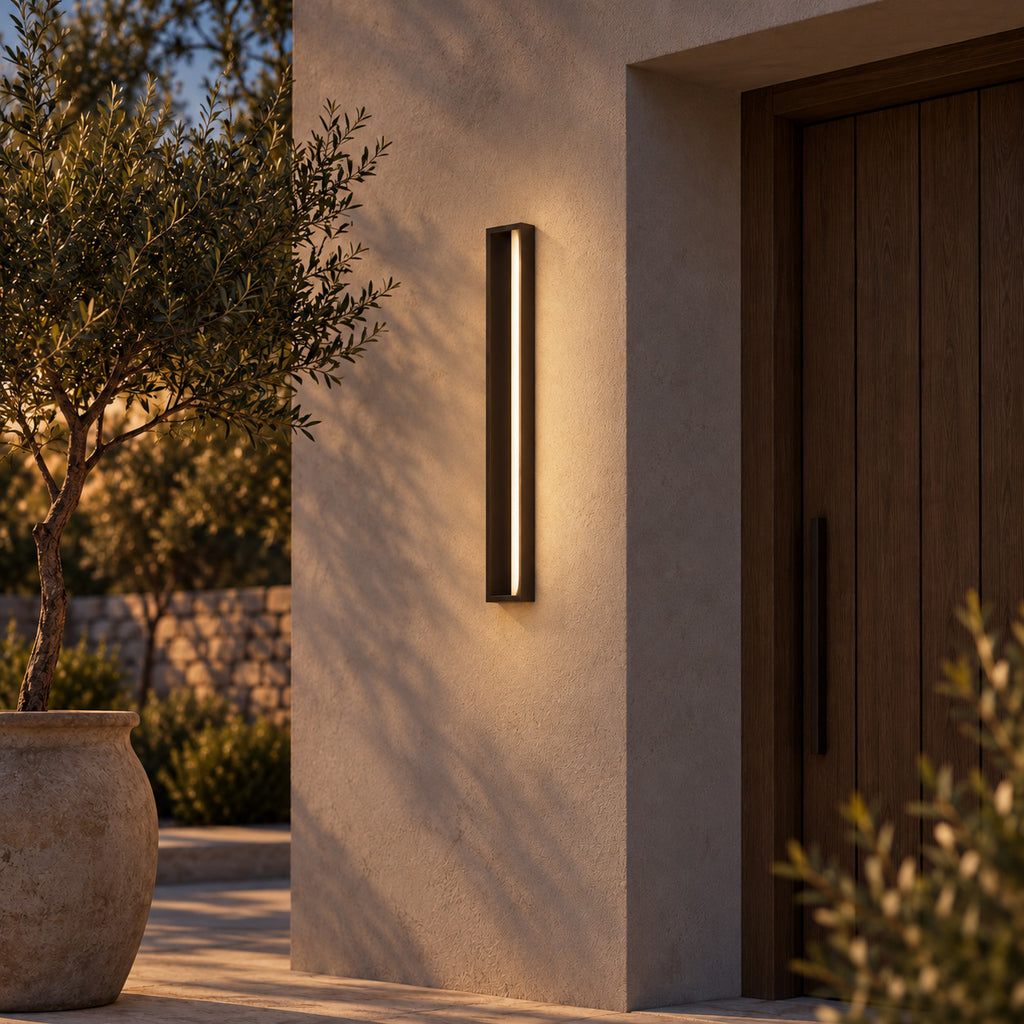 Zentha outdoor light – light on