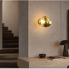 Lava glass wall light in a contemporary interior – image 3