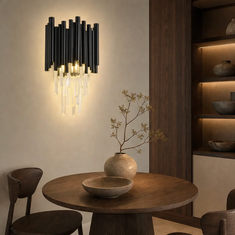Mystique crystal wall light in a contemporary interior – image 4