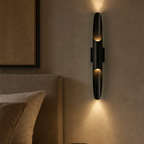 Nimes brass wall light in a contemporary interior – image 3